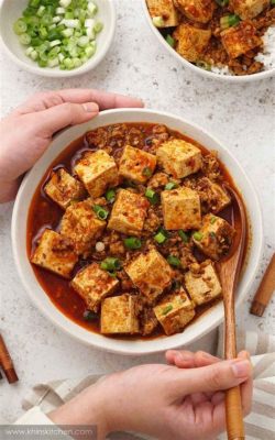   Le Spicy Tofu à la Mapo:  Une explosion de saveurs épicées et une texture soyeuse qui envoûtent les palais !