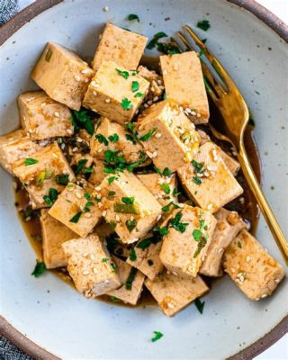  Le Tofu Mariné à l'Ail et au Gingembre: Une Explosion de Saveurs Aigre-Douces dans Votre Bouche !